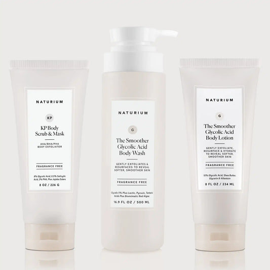 the-glycolic-acid-body-bundle-j9 NATR_KPScrub_SmootherBodyWash_SmootherLotion_Bundle_ecomm.webp
